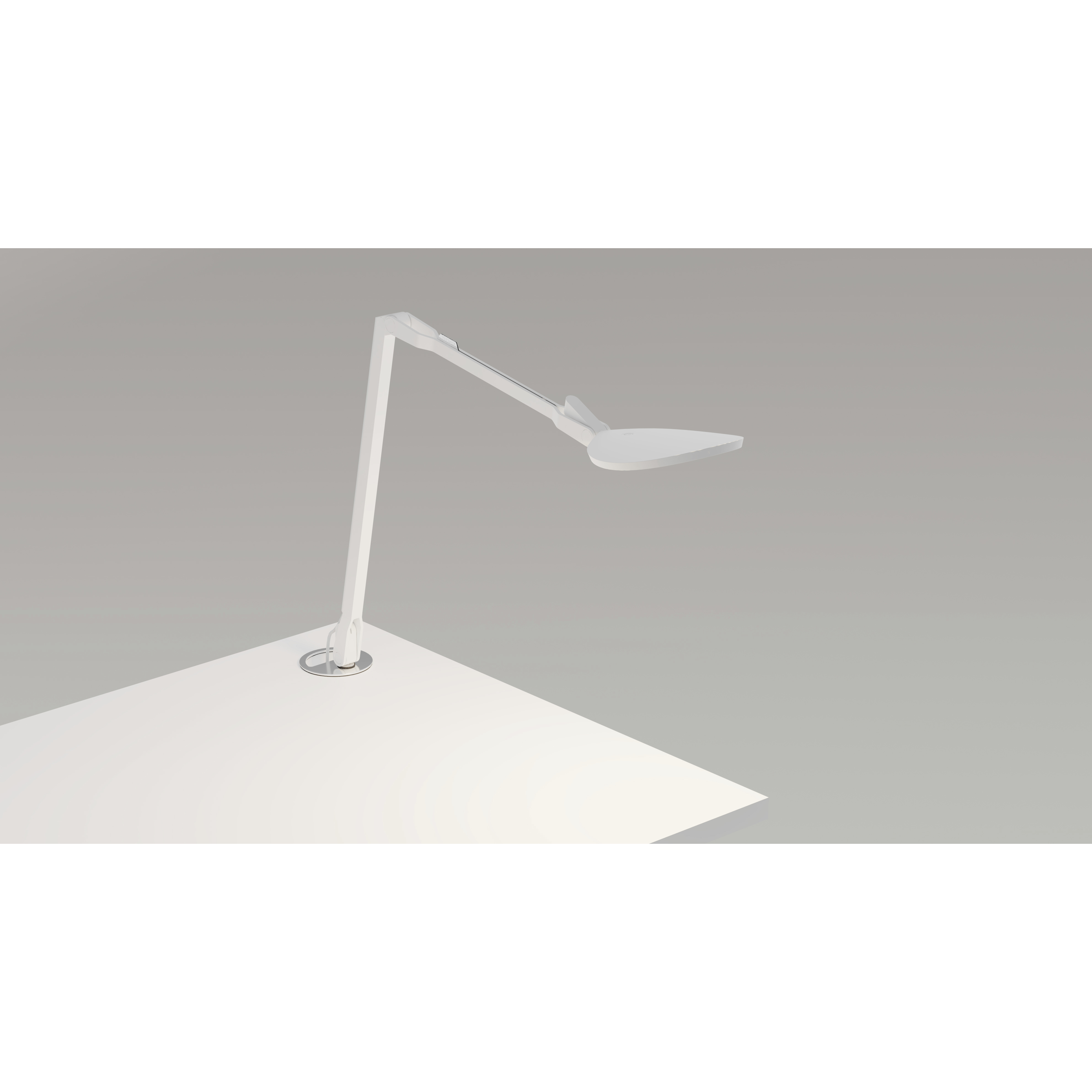 Splitty Reach Pro Gen 2 14.5 inch 7.00 watt Silver Desk Lamp Portable Light, Grommet Mount
